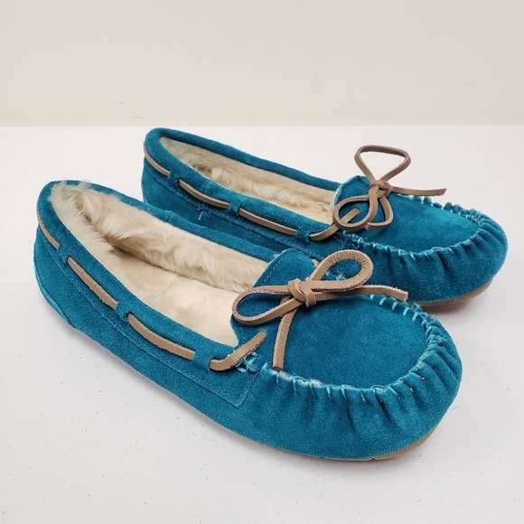 Bongo Womens Moxie Leather Moccasins Size 6M - Picture 4 of 8